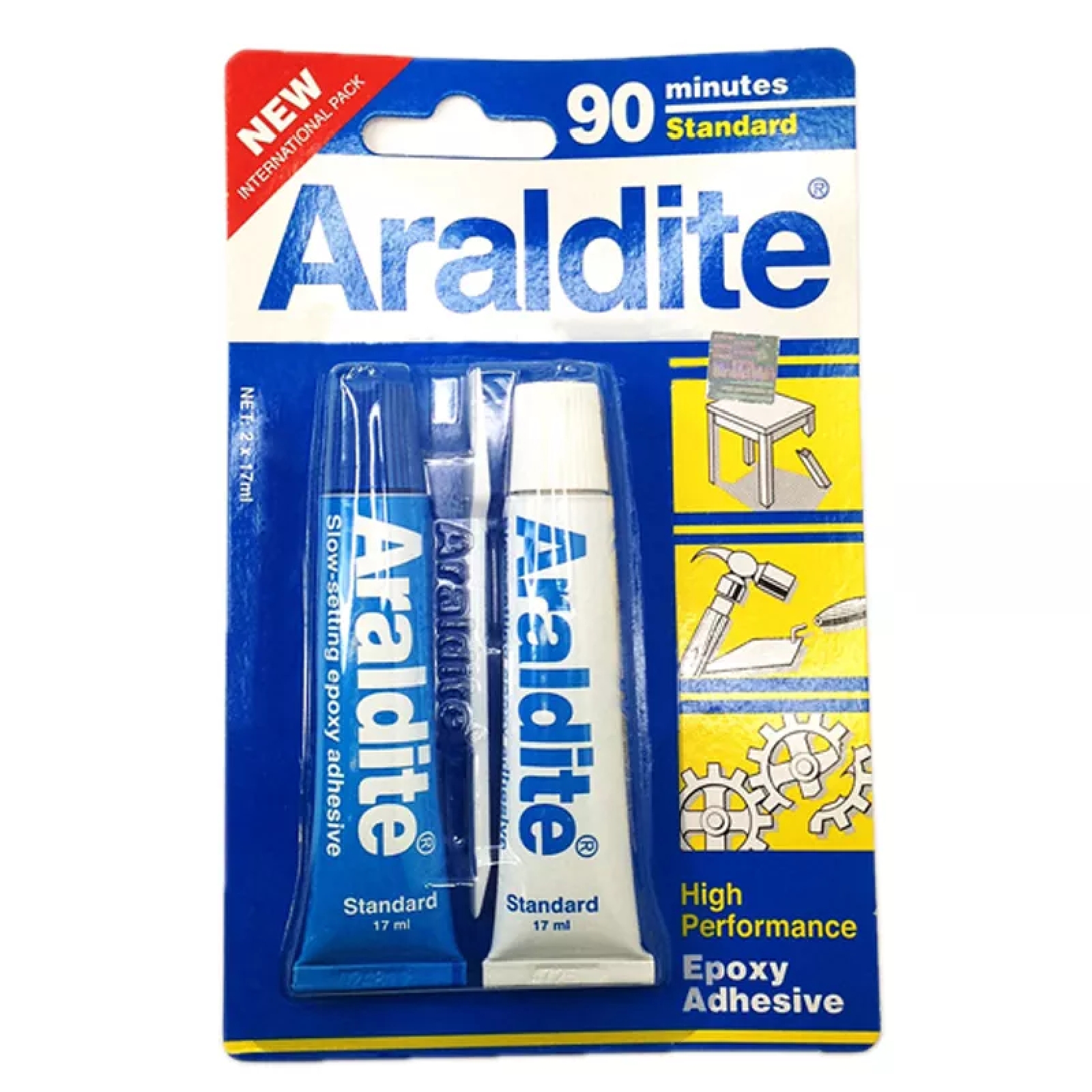 ARALDITE 90-MINUTES Rapid Epoxy Adhesive Glue 2 X 15ML PACK